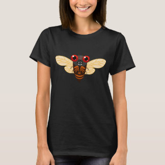 Cute Cicada på en Shirt T