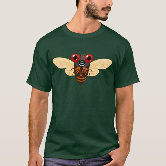 Cute Cicada Tshirt T Shirt (Framsida)