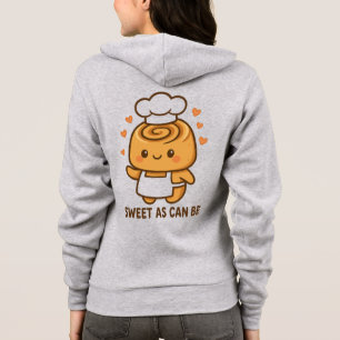 "Cute Cinnamon Roll Chef - Kawaii Baking Design T Shirt