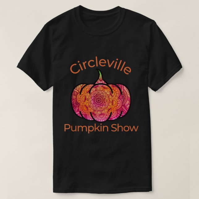 Cute Circleville Pumpkin Show Mandala T Shirt (Design framsida)