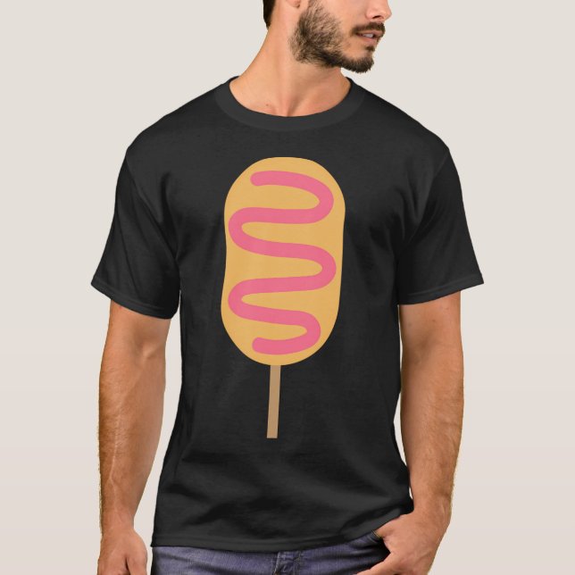 Cute Circus Carnival Animals och Snack Tecknad Ill T Shirt (Framsida)