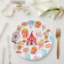 Cute Circus Carnival Festival Barn Kids Party