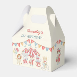 Cute Circus Carnival Show Födelsedagsfest Presentaskar