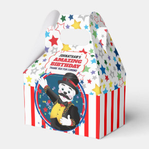 Cute Circus Ringmaster Tecknad Polar Bear Presentaskar