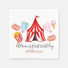 Cute Cirus carival party napkin Pappersservett