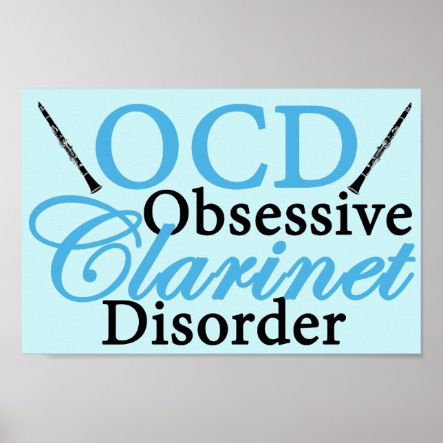 Cute Clarinet Poster (Framsidan)