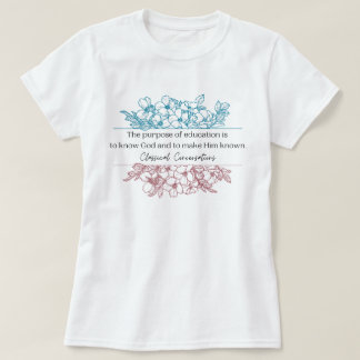 Cute Classiations Conversations Homeschool Teacher T Shirt