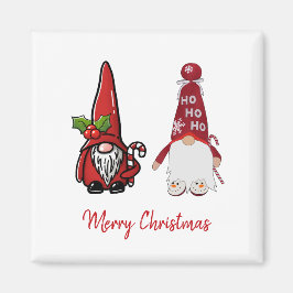 Cute Classic Gnomes Anpassningsbar jul Magnet