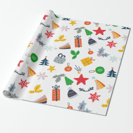 Cute Classic Motif-jul Presentpapper