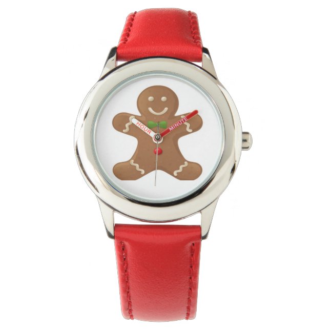 Cute Classic-pepparkaksgubbe Armbandsur (Framsida)