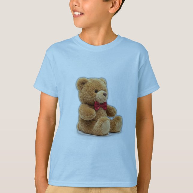 Cute Classic Teddy Bear Art Kids' T-Shirt (Framsida)