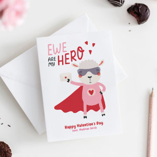 Cute Classroom Barn Valentine Day Cards Anteckningskort