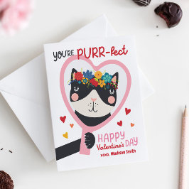 Cute Classroom Barn Valentine Day Cards Anteckningskort