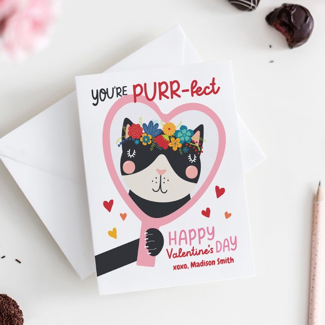 Cute Classroom Barn Valentine Day Cards Anteckningskort (Kids Valentine's Day Card)