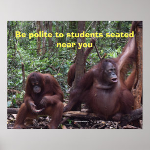 Cute Classroom-regel Poster