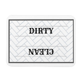 Cute Clean Dirty Farmhouse Kitchen Magnet