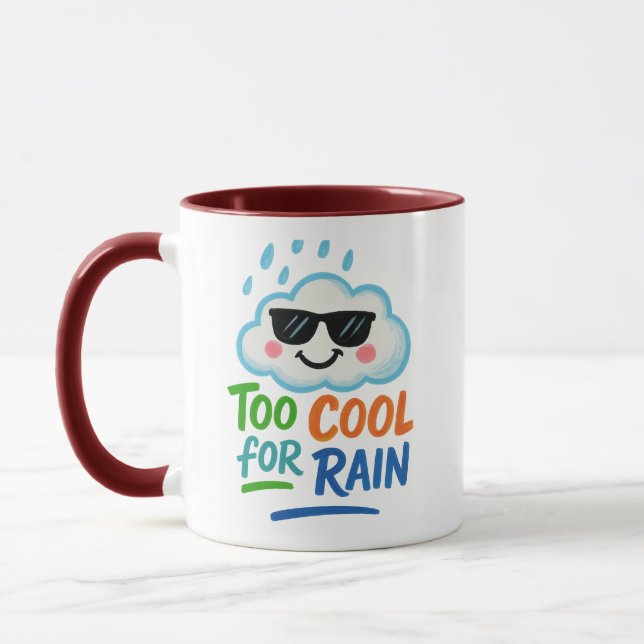 Cute Cloud Double-Sided Combo Mug Mugg (Vänster)