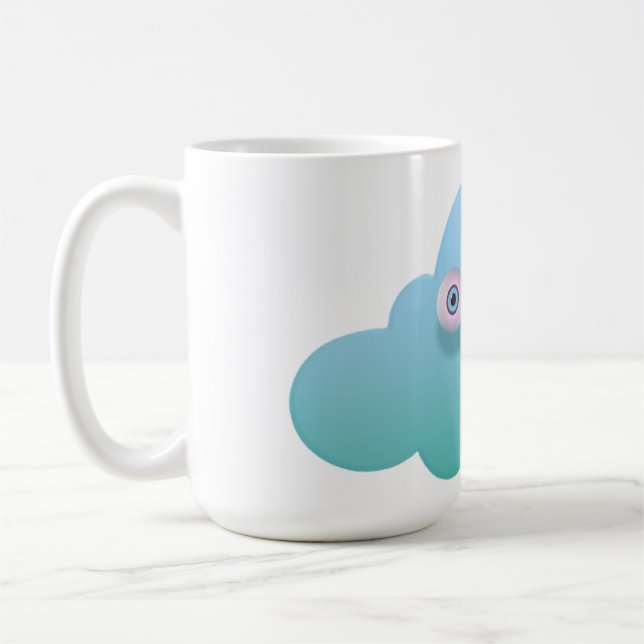 Cute Cloudy Classic Mugg (Vänster)