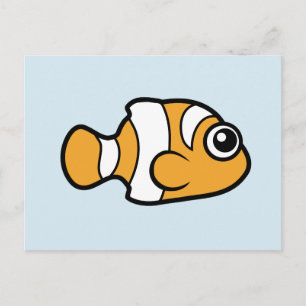 Cute Clownfish Vykort