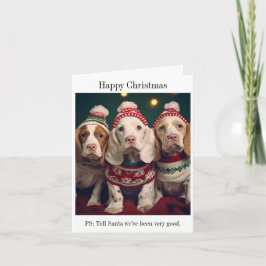 Cute Clumber Spanska julkort Kort