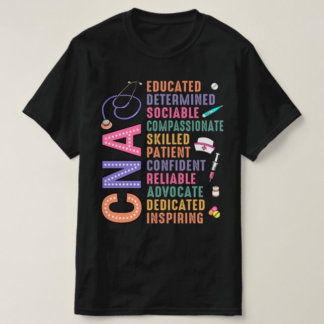 Cute CNA T Shirt (Design framsida)