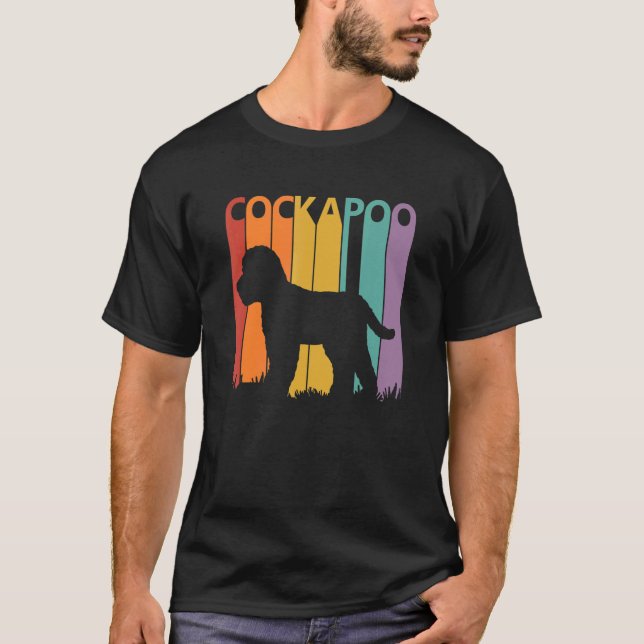 Cute Cockapoo Hundägare T Shirt (Framsida)