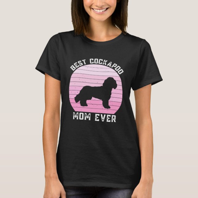 Cute Cockapoo Mamma för Women Cockapoo Hund Mamma T Shirt (Framsida)