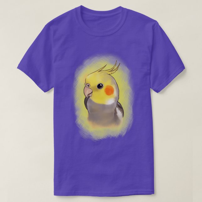 Cute Cockatiel 2 T Shirt (Design framsida)