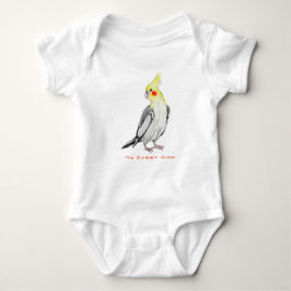 Cute Cockatiel Watercolor Parrot. T Shirt