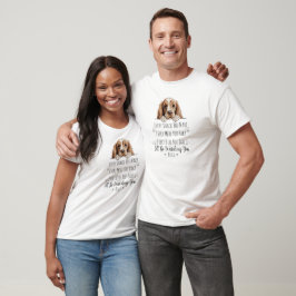 Cute Cocker Spain Hund Funny T Shirt