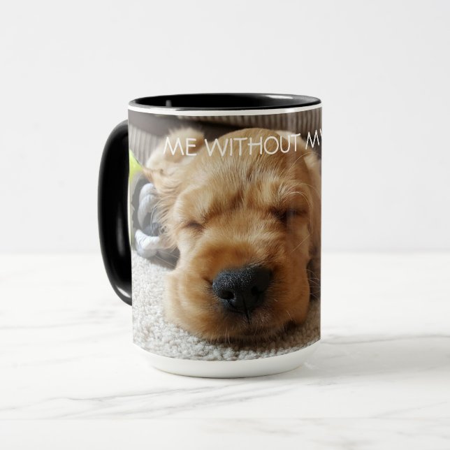 Cute Cocker Spain Napping Personlig Mugg (Framsida vänster)