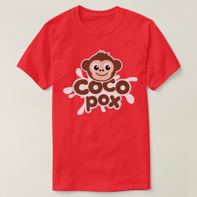 Cute Coco Po MonkeyFunny Po-gåvor för apa T Shirt (Design framsida)