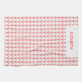 Cute Coconut Träd Silhouette jul Kökshandduk