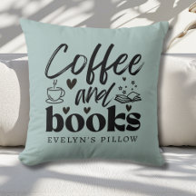 Cute Coffe och Bok Älskare Personlig
