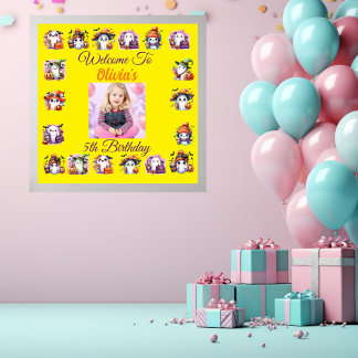 Cute Coffee Älskare Ghost Poster för barn Birthday