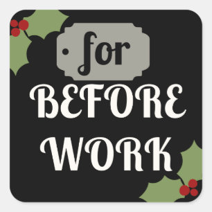 Cute Coffee Gift Stickers för kaffe Älskare Fyrkantigt Klistermärke