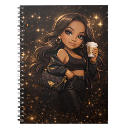 Cute coffee lover notebook anteckningsbok