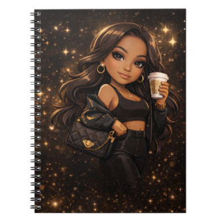 Cute coffee lover notebook anteckningsbok