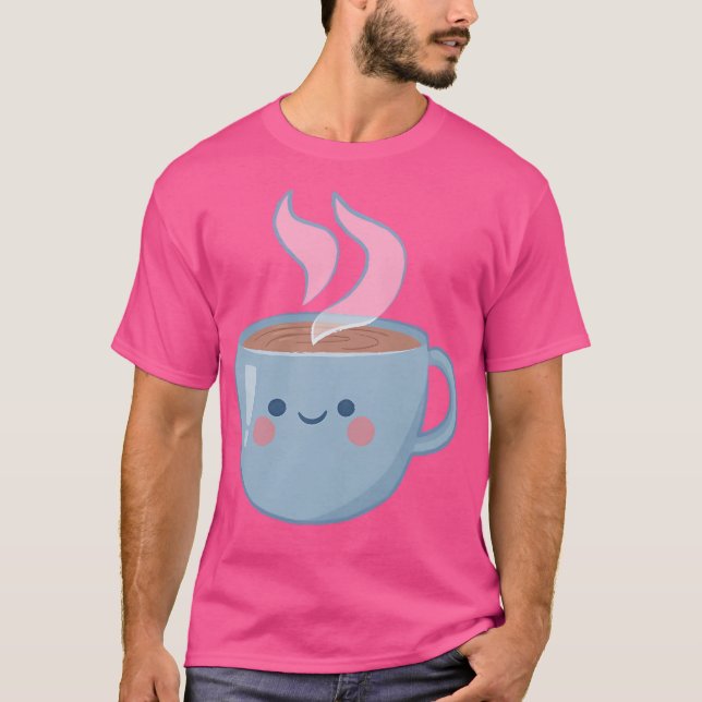 Cute Coffee T Shirt (Framsida)