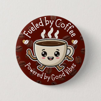 Cute Coffee Vibes Design Knapp