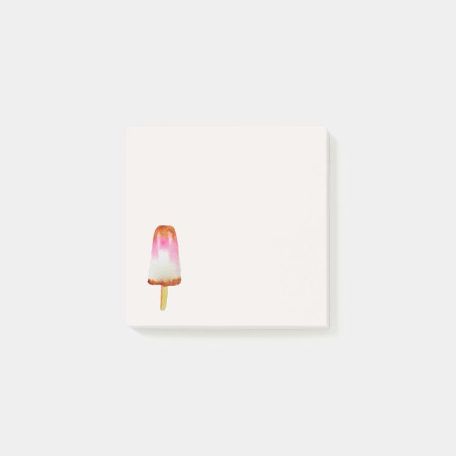 Cute cola popsicle Girl's art stationery Post-it Block (Framsida)