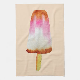 Cute cola popsicle ice-block Summertime Kökshandduk