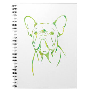 Cute Colely Fransk Bulldog Gift Anteckningsbok