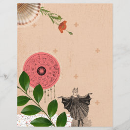 Cute Collage Decoupage-avbokning av Pappra Lakan