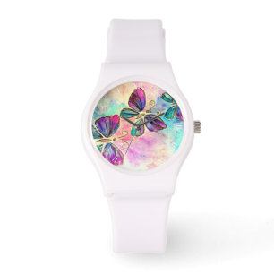 Cute Color Butterflies - Armbandsur