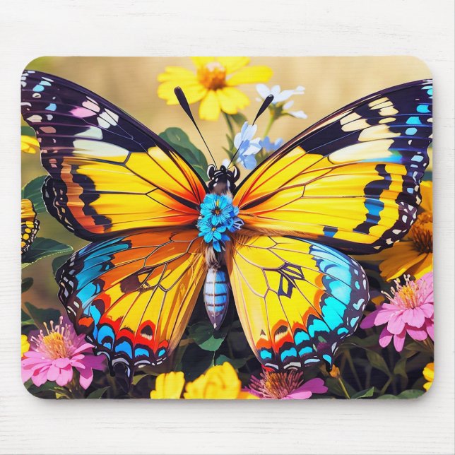 Cute Color Butterfly Art Musmatta (Framsidan)