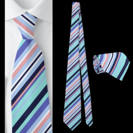 Cute Color Stripe Abstrakt Mönster Slips