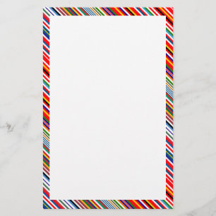 Cute Colorative dekorative rand Brevpapper