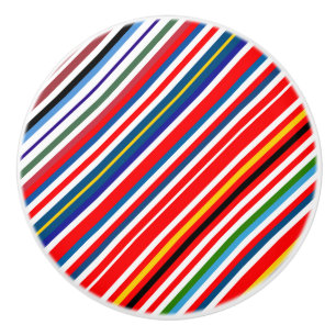 Cute Colorative dekorative rand Knopp