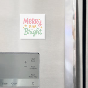 Cute Colorbering Modern jul Magnet